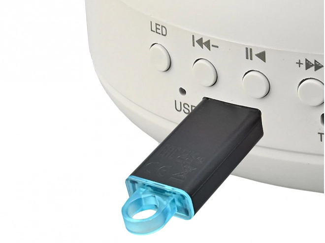 Nachtelijke aurora lichtprojector met bluetooth luidspreker