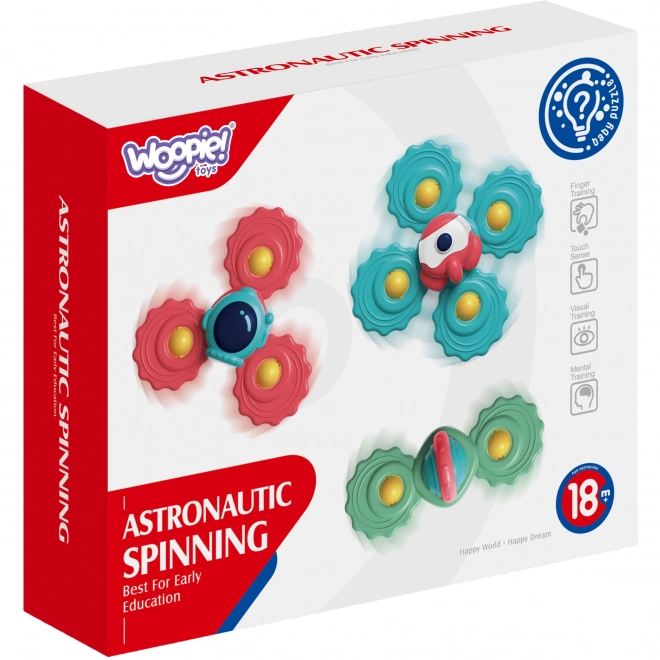 Woopie kinderspinners bijtringenset 3 stuks