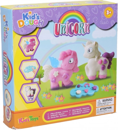 Creatief set met klei – eenhoorn