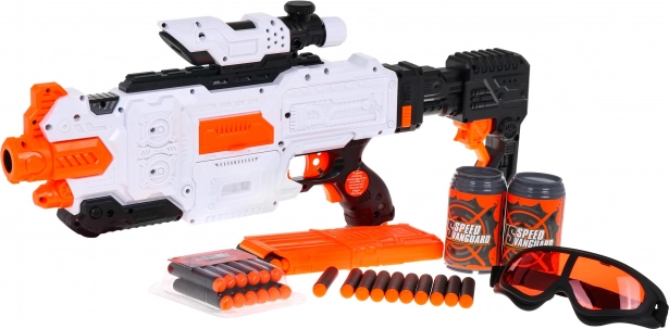 Elektrische kinderblaster 8+ met zachte munitie en accessoires Fast Pioneer