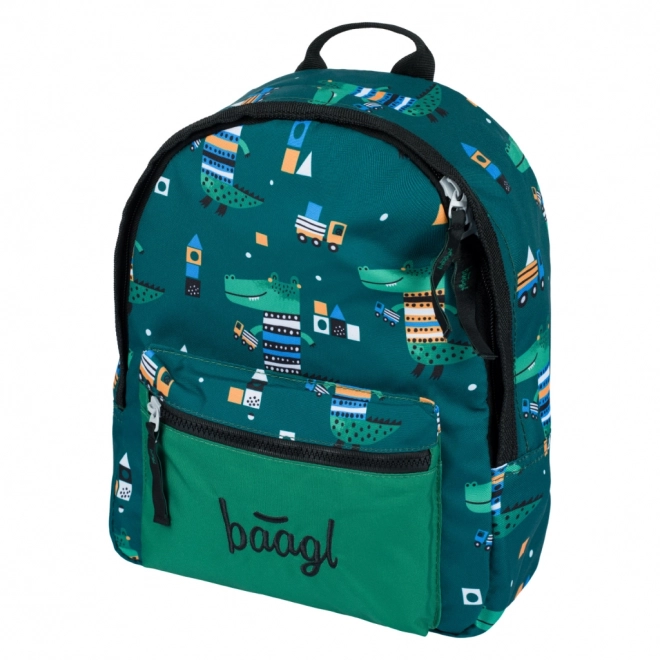 BAAGL Voorschoolse rugzak Krokodil