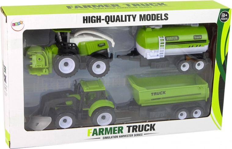 Realistische landbouwmachines voor creatief spel