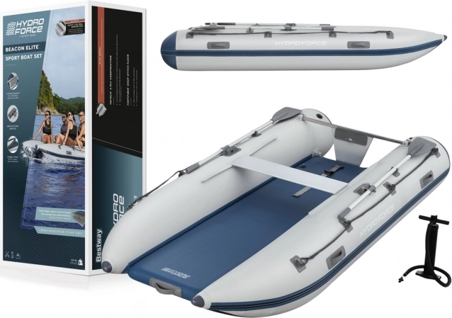 opblaasbare boot 335 × 167 × 47 cm BESTWAY HYDRO‑FORCE Elite voor 5 personen
