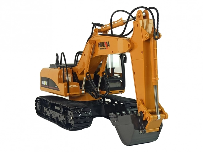 Gele RC graafmachine Caterpillar 1:14 op afstandsbediening