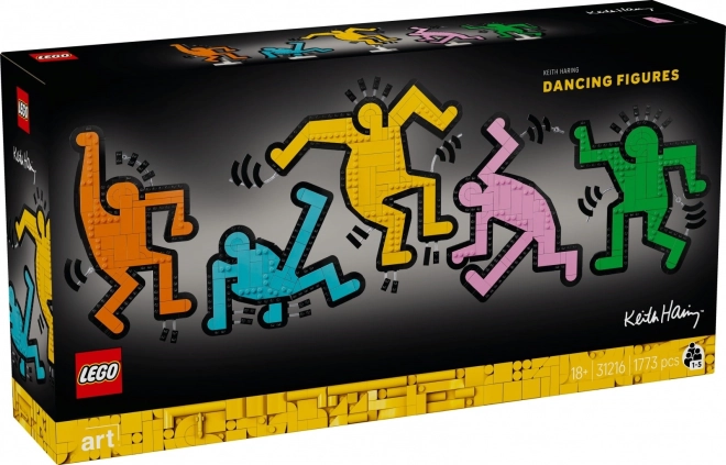 LEGO Art Keith Haring – dansende figuren