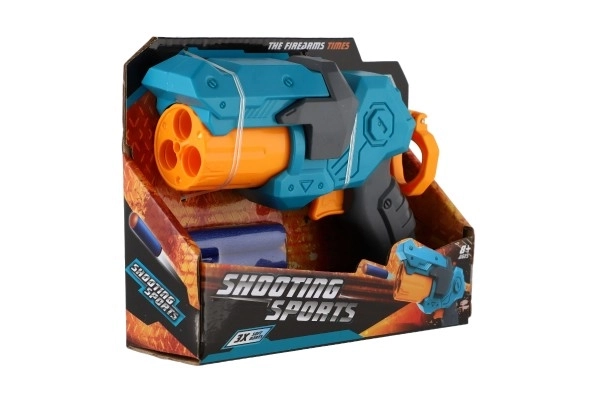Kunststof pistool voor schuimkogels + 3 kogels