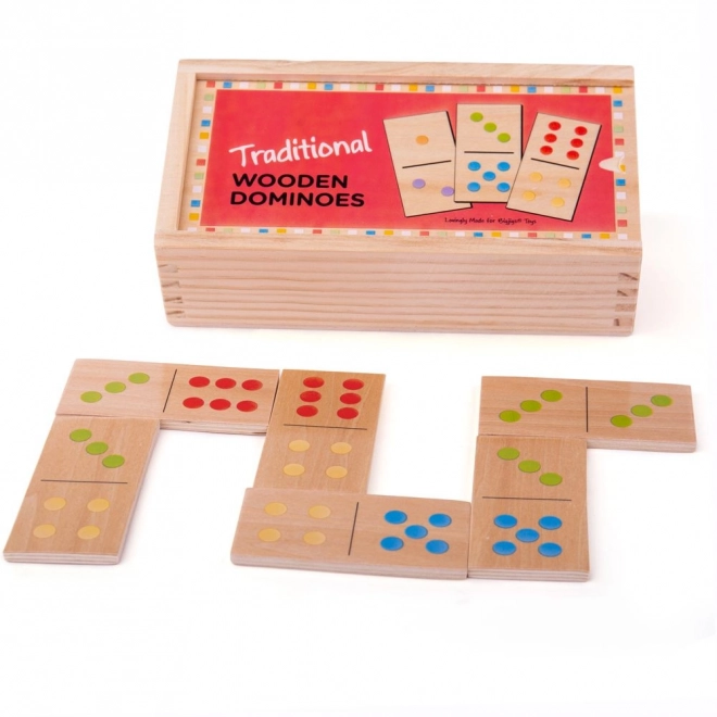 Bigjigs Toys Houten Domino Klassiek