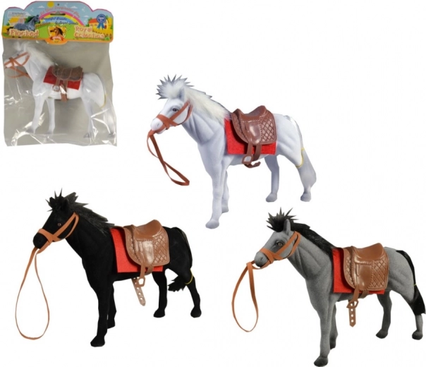 Plastic paardje 23 cm