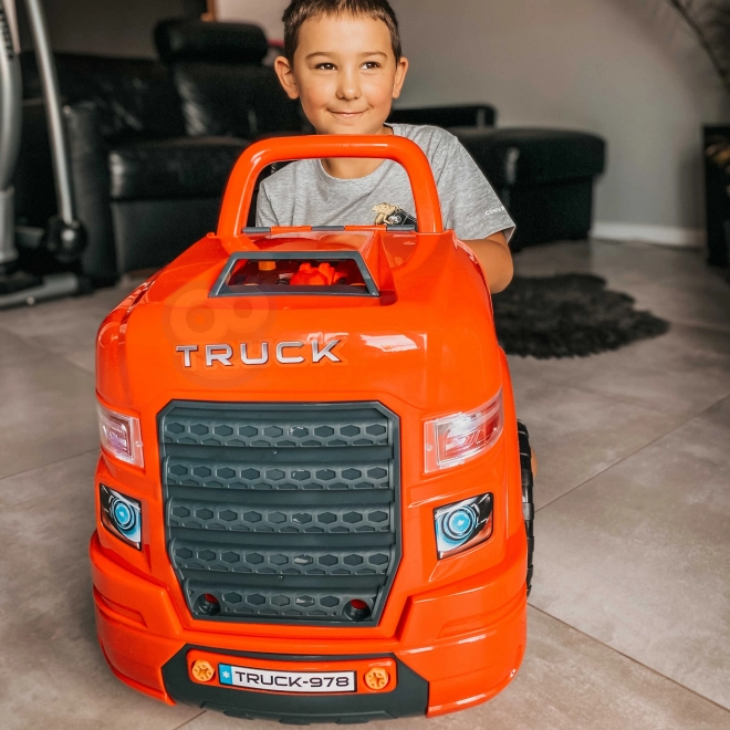 Woopie Grote vrachtwagen bouwset met accessoires