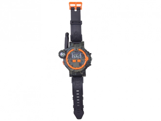Militaire horloge met radio en kompas