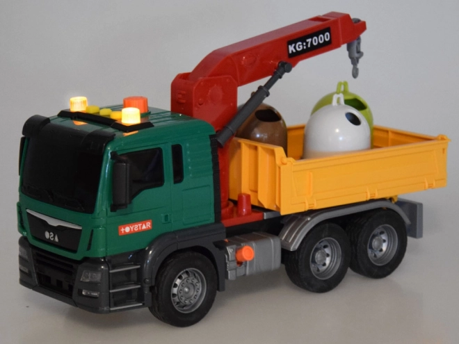Educatieve vuilniswagen met containers Toytar