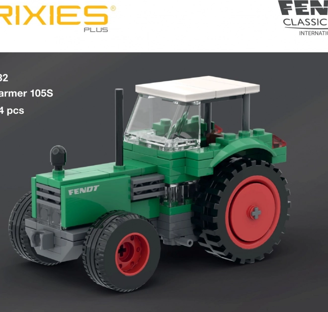 Bouwpakket BRIXIES Plus Historische Tractor Fendt Farmer 105S