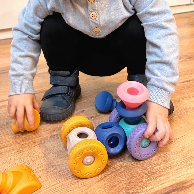 Woopie sensorische bouwblokjes voor kinderen 13 stuks