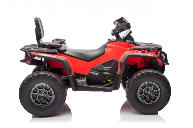 Elektrische kinderquad Can Am Outlander met bestuurder