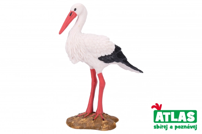 A - Beeldje Ooievaar 8,5 cm
