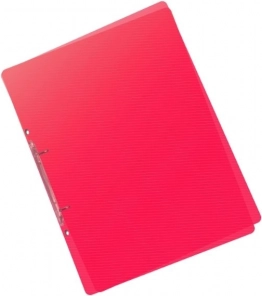 Ordner A5 PP met 2 ringen Lines rood