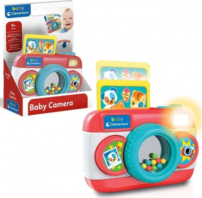 Kleurrijke kindercamera Baby Clementoni