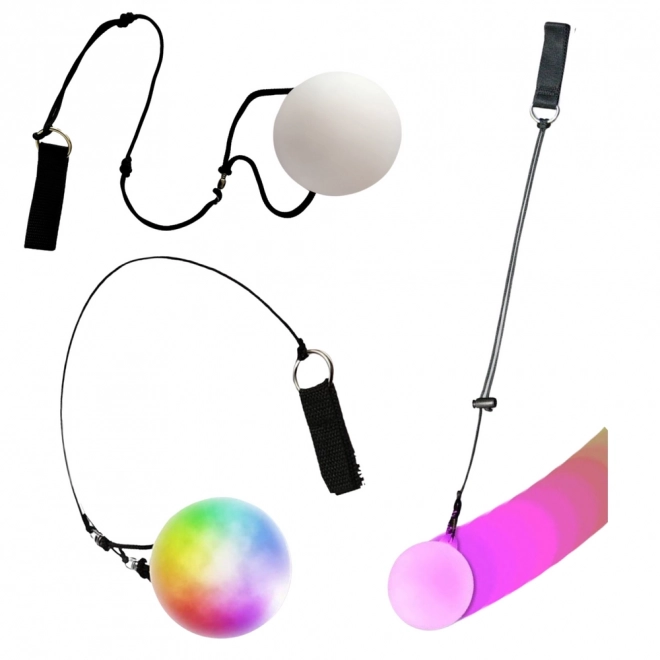 Lichtgevende LED ballen voor jongleren