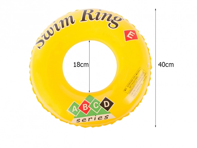 Klein kinder opblaaszwemring voor het zwembad