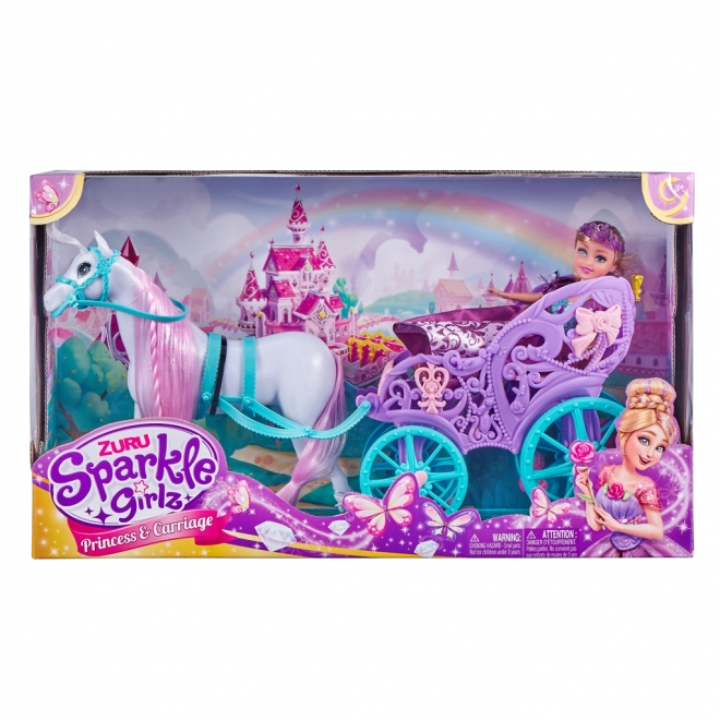 Prinses Sparkle Meisjes met paard en koets