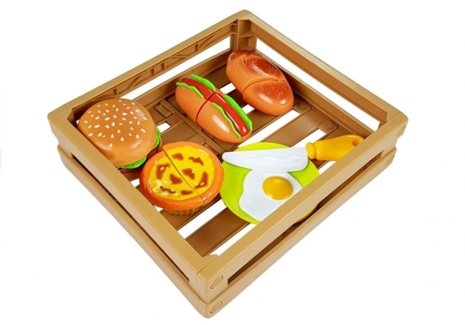 Set voor het Snijden van Burgers in een Doos