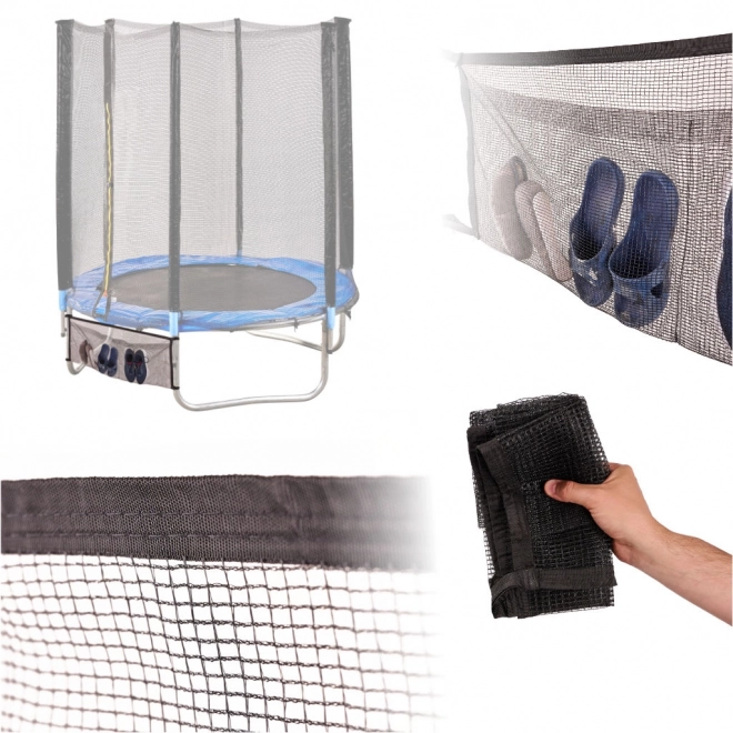 Universele netzak voor schoenen bij trampoline