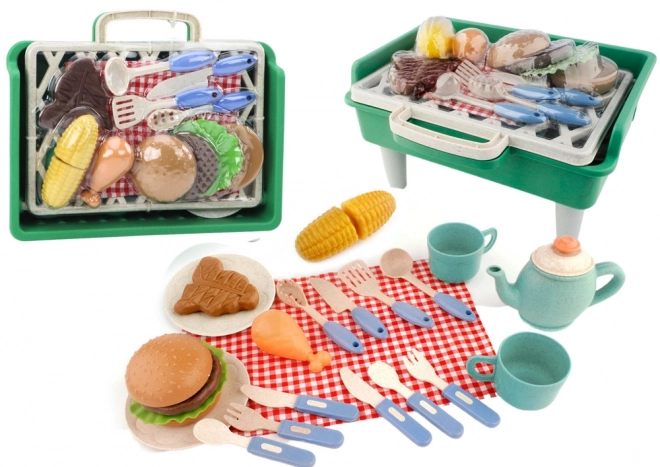 Kinderbarbecue set met accessoires