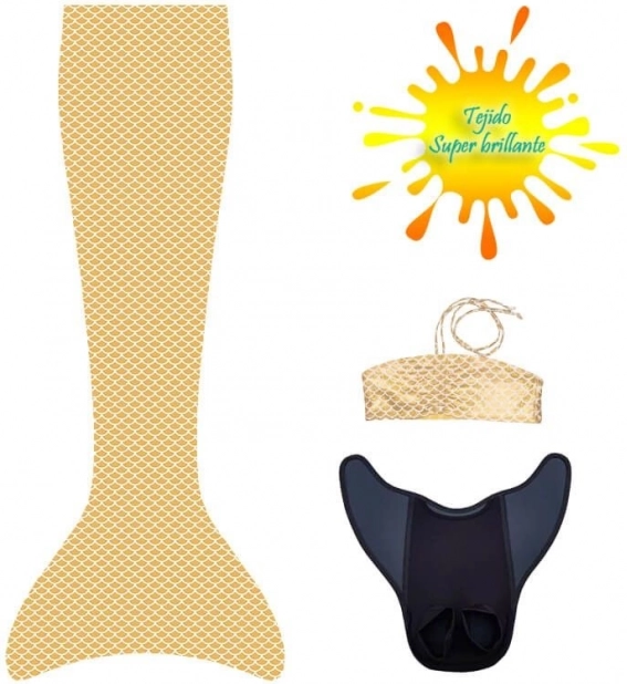 Set met staartvin en bikini Aquaris Sunny