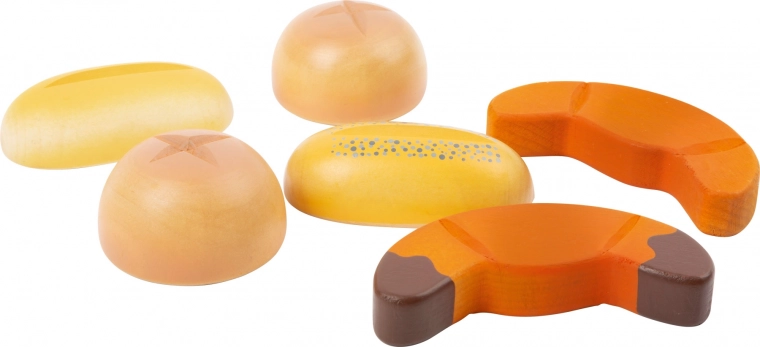 Realistische set van 6 stuks gebak