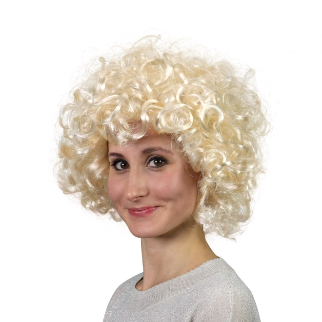 Blonde pruik