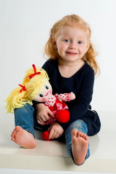 Tsjechische zingende stoffen pop Lucinka - 30 cm