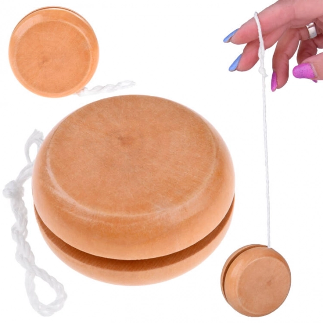 Houten jojo spel
