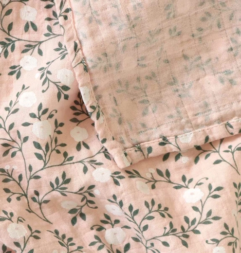 Mousseline luiers blossom 2 stuks – Dusty pink