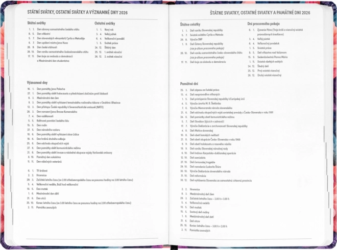 Notique 18-maanden agenda Petito Bouquet 2025-2026