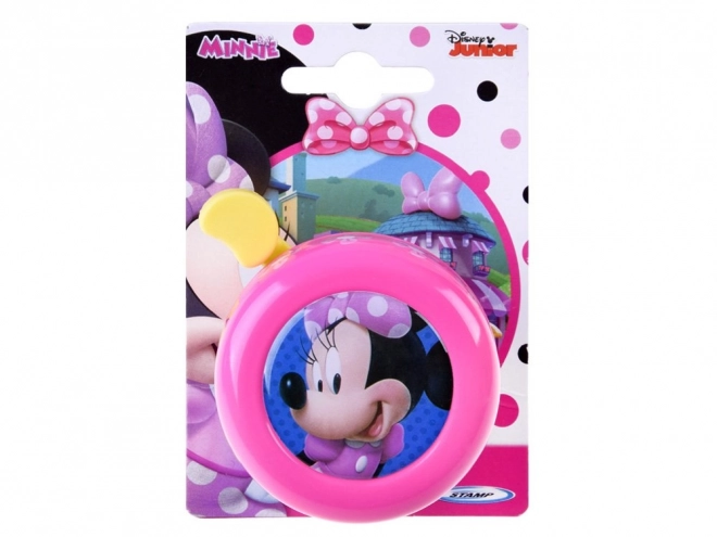 Roze fietsbel met Minnie