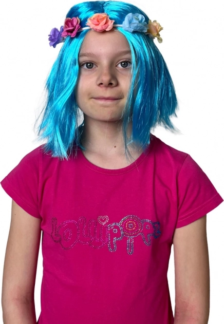 Stralende blauwe look zoals LOLLIPOPZ