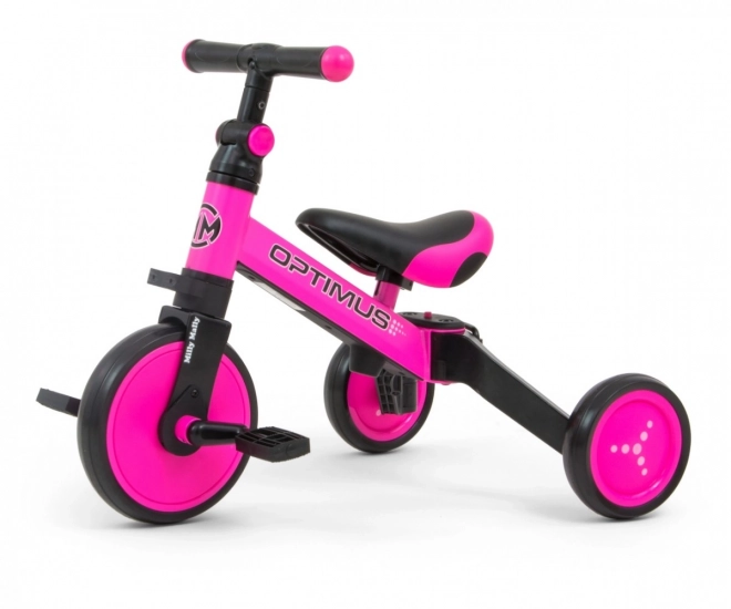 Fiets 3 in 1 Optimus Pink