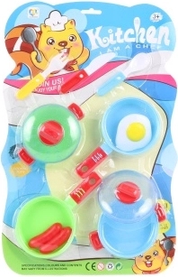 Keukenset van plastic servies voor kinderen