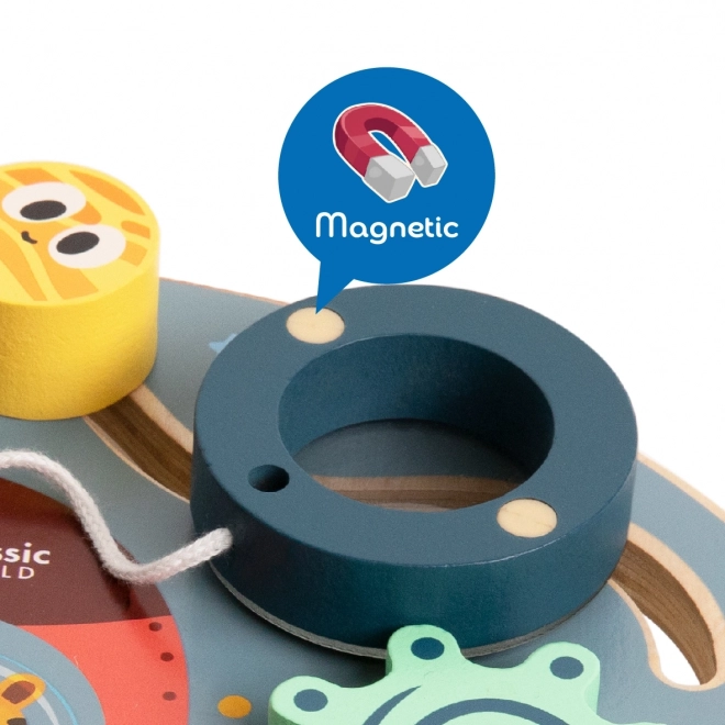 Houten educatief bord - ruimte