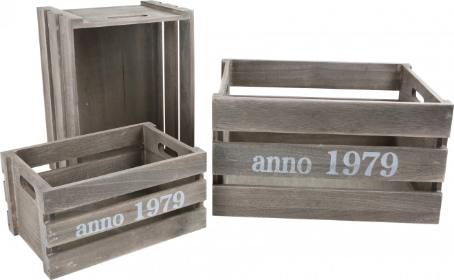 Set houten kistjes Small Foot