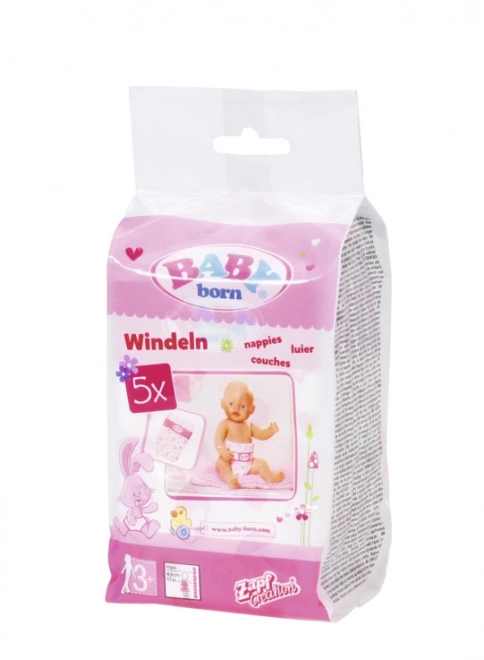 Baby Born Luiers - 5 stuks
