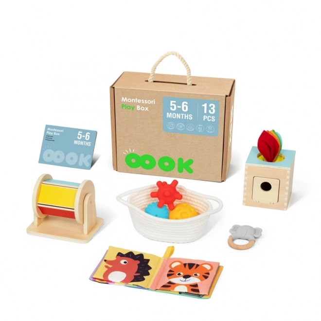 Tooky Toy grote montessori educatieve box 6in1