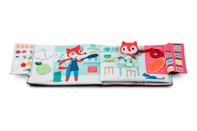 Lilliputiens - textiele educatieve boekje - Welterusten vos Alice
