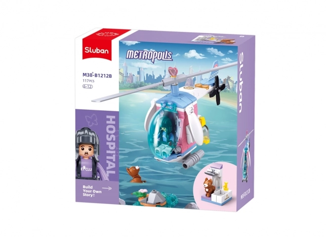Sluban Metropolis M38-B1212B Reddingshelikopter voor huisdieren