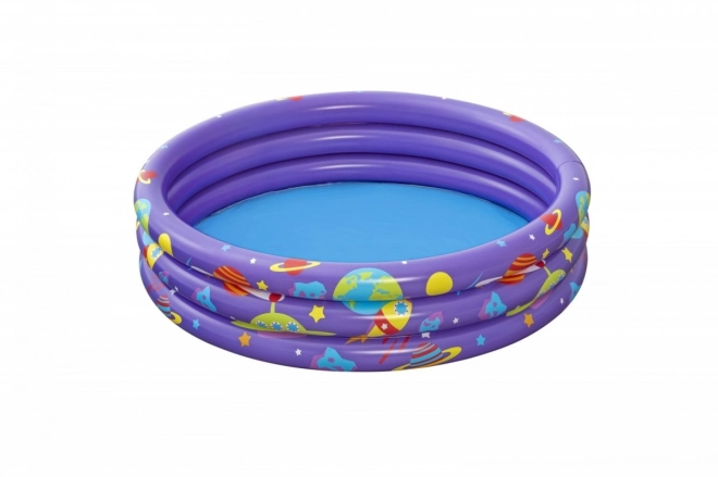 Intergalactisch opblaasbaar zwembad met ballen 1,02 m x 25 cm