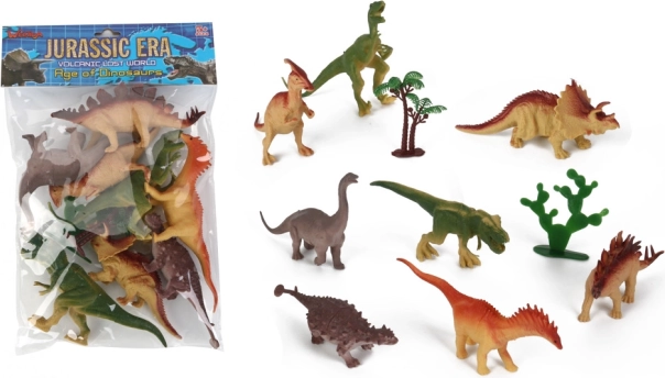 Set van plastic dinosaurussen – 10 stuks