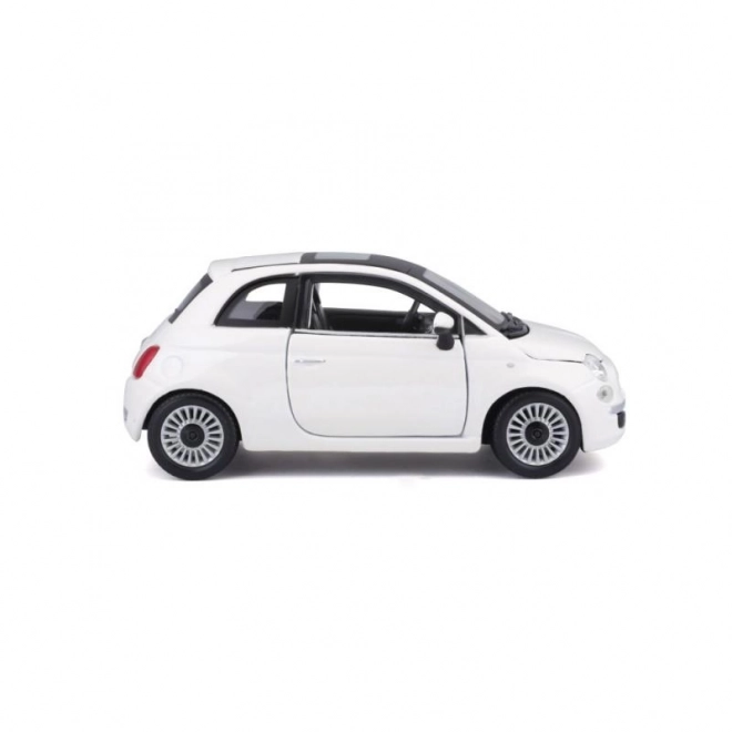 Bburago 1:24 Fiat 500 (2007) Wit