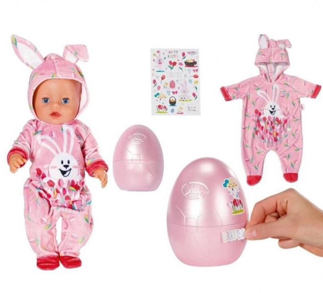 BABY born Paasei met outfit en stickers