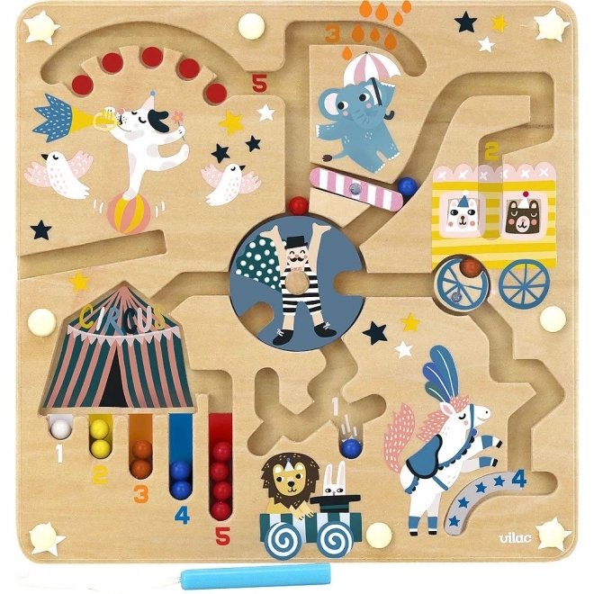 Vilac Magnetische labyrint circus Michelle Carlslund
