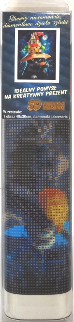 Norimpex Diamantschilderen Halloween Kat 30x40cm